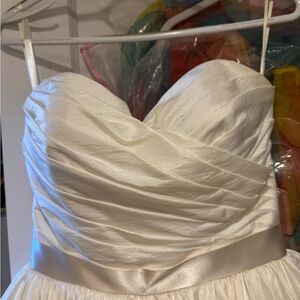 Timeless Strapless Wedding Gown w/ Satin Waist Belt